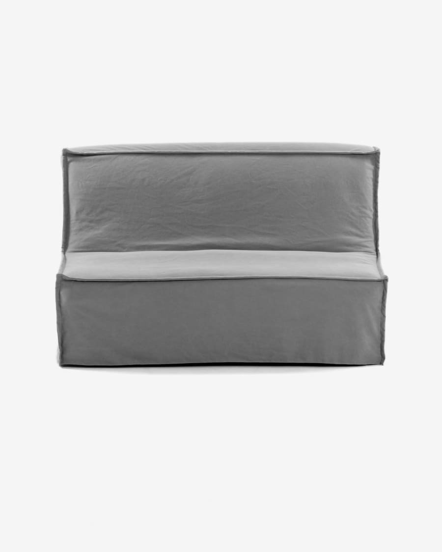 Lyanna sofa bed in grey 140 cm