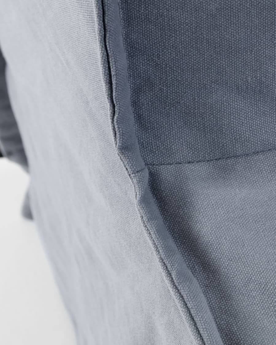 Lyanna sofa bed in blue 140 cm