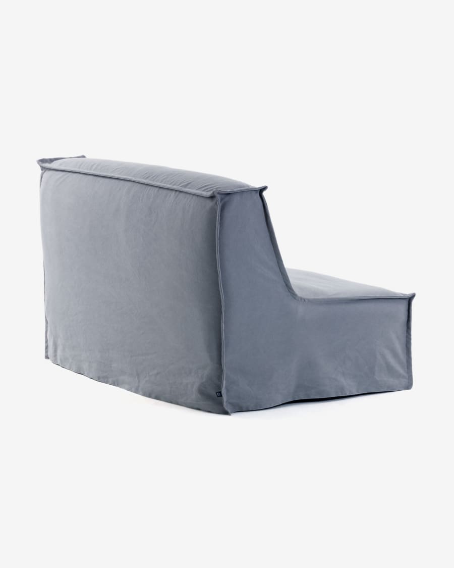 Lyanna sofa bed in blue 140 cm
