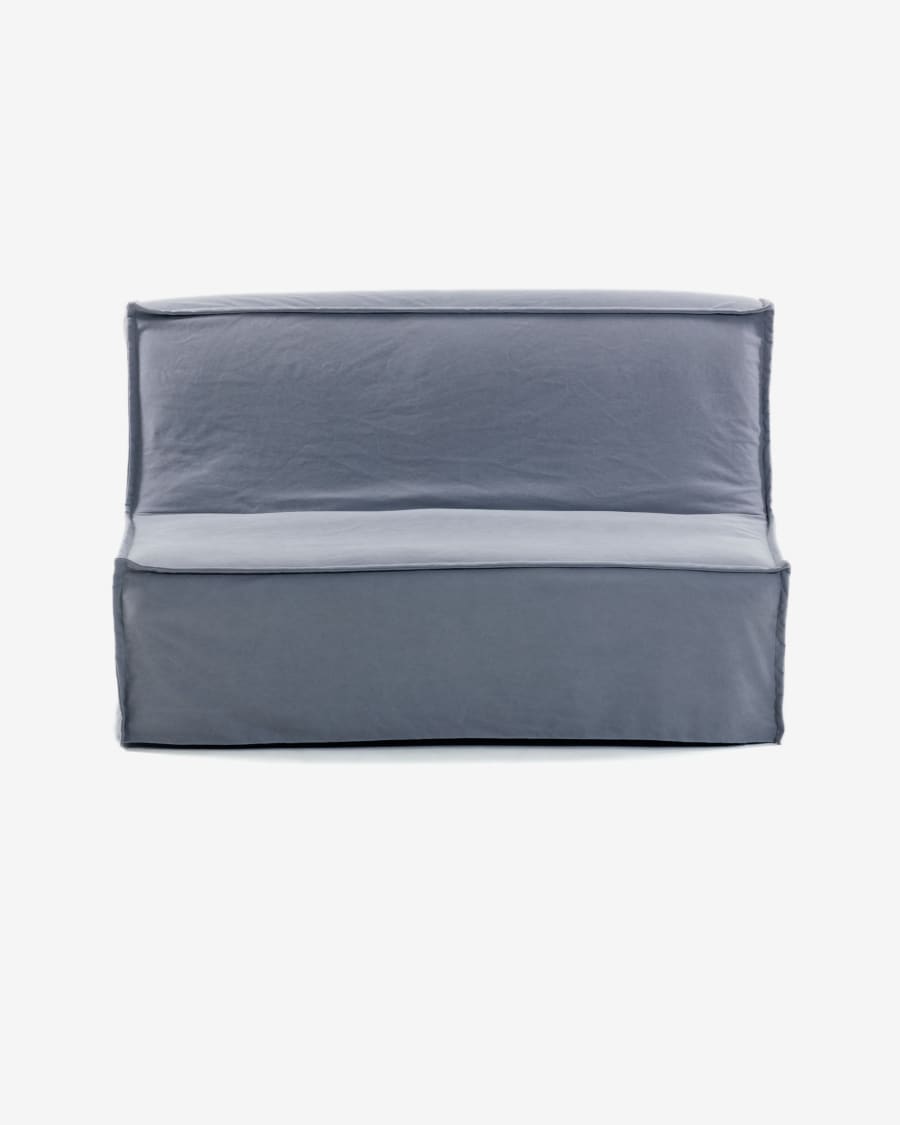 Lyanna sofa bed in blue 140 cm