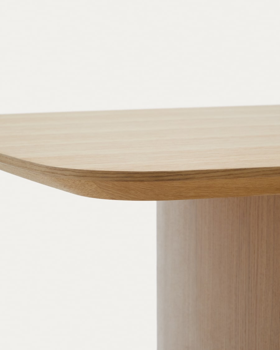 Litto table made from oak veneer, 240 x 100 cm