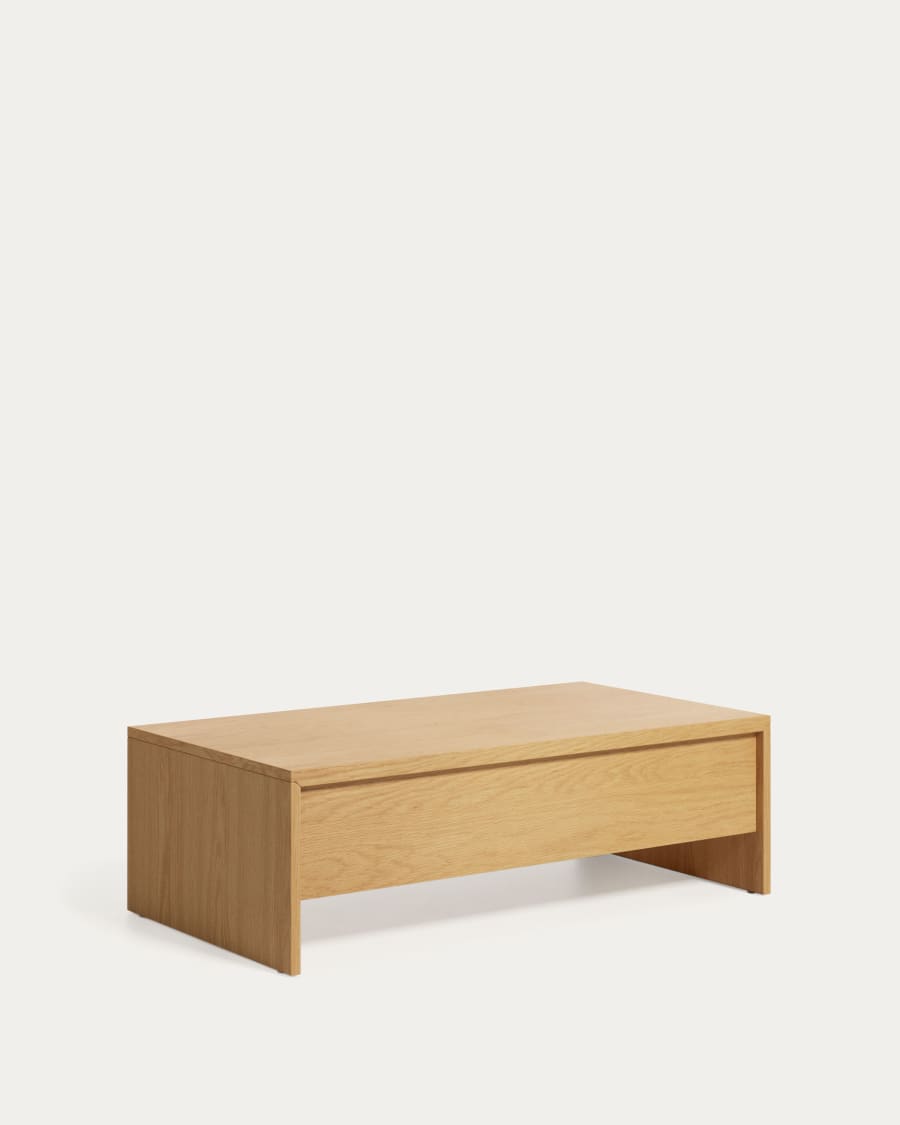 Abilen oak wood lift-up coffee table 110 x 60 cm FSC 100%