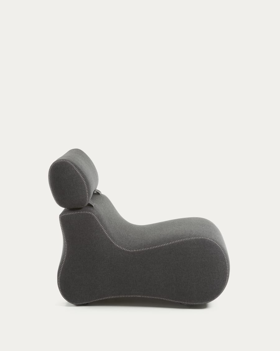 Club armchair in black
