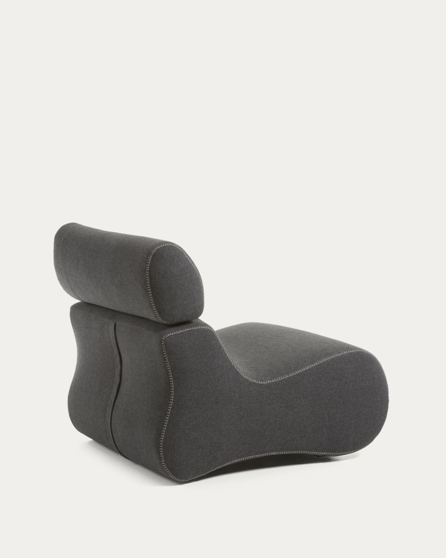 Club armchair in black