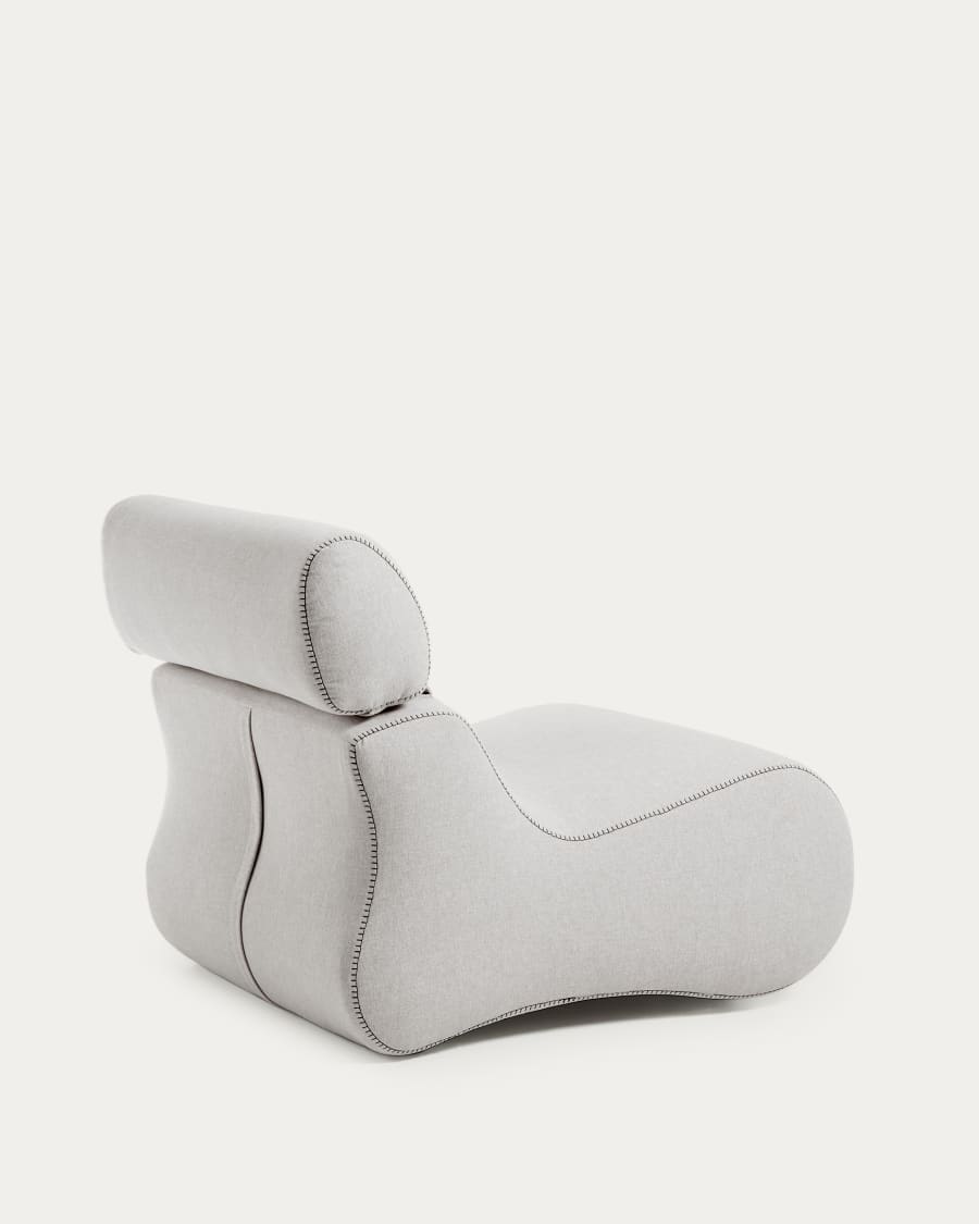 Club armchair in beige