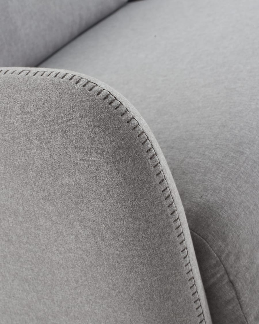 Divano letto Kymoon 140 viscoelastico, grigio chiaro