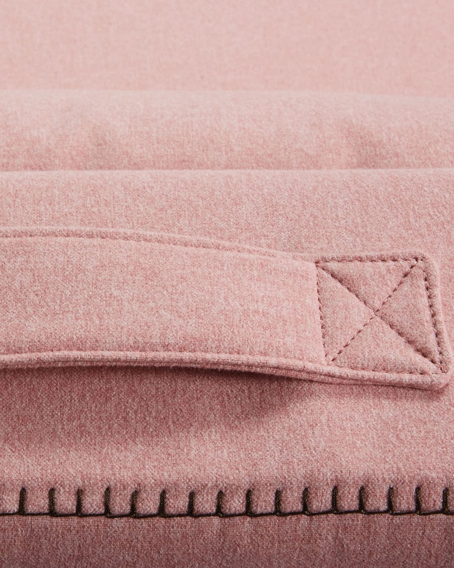 Arty pouffe bed in pink, 70 x 89 (200) cm