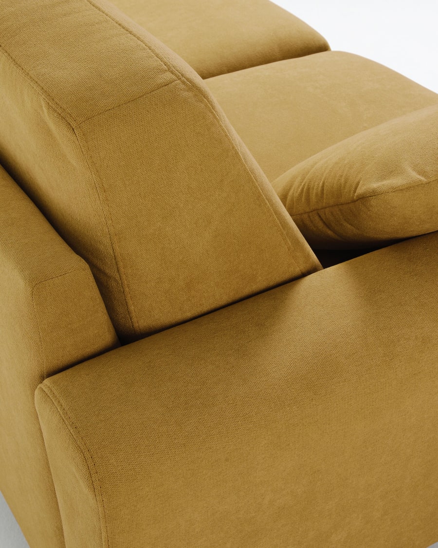 3θ καναπές Narnia 192 εκ, μουσταρδί