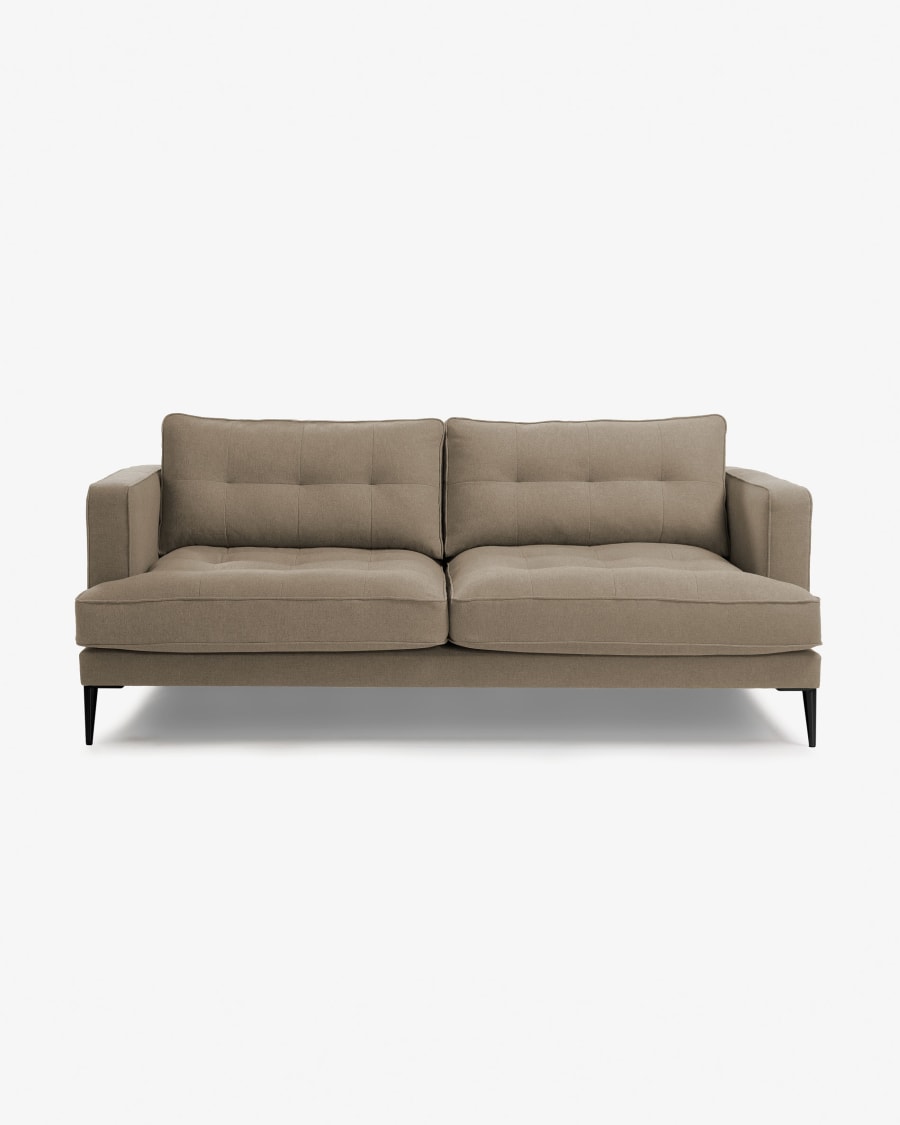 Tanya 2-seater sofa in brown 183 cm