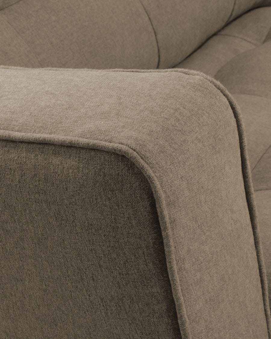 Tanya 2-seater sofa in brown 183 cm