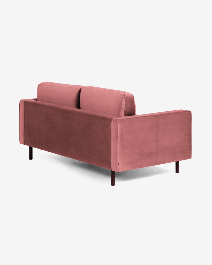Debra 2-seater sofa in pink velvet 182 cm