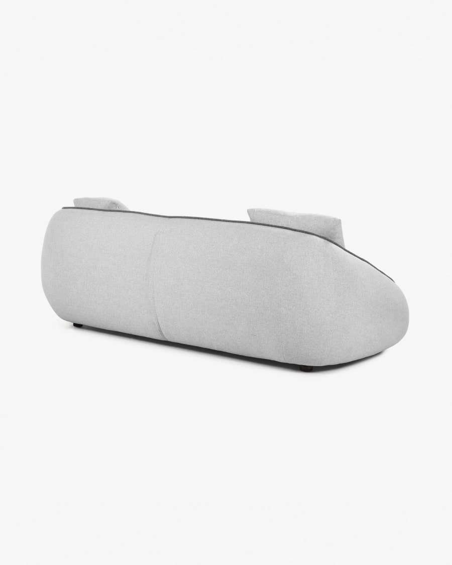 Safira 3-seater sofa in light grey 220 cm