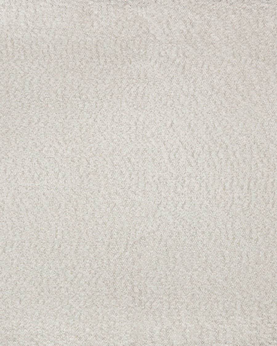 Blok 2 seater sofa in white fleece, 210 cm FSC Mix Credit FR