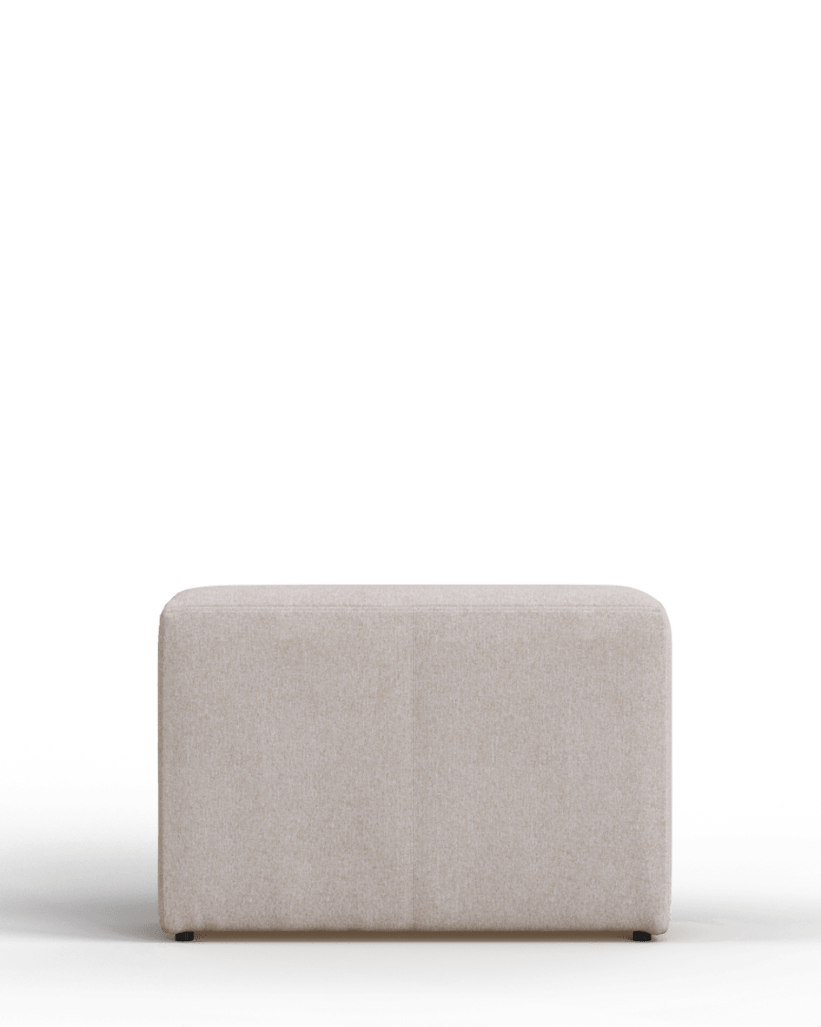 Bracciolo sinistro divano Blok per seduta con profondità 70 cm beige