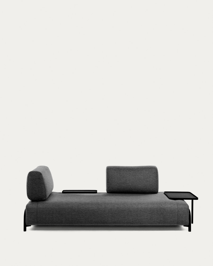 Module 3 seaters Compo dark grey 232 cm