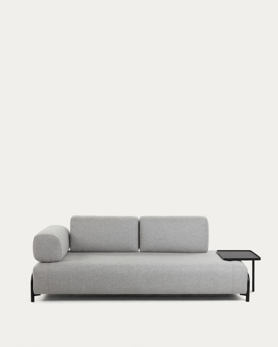 Module 3 seaters Compo light grey 232 cm