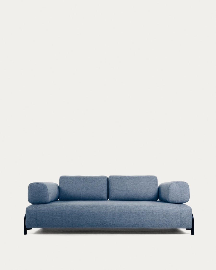 Compo 3 seater sofa in blue, 232 cm