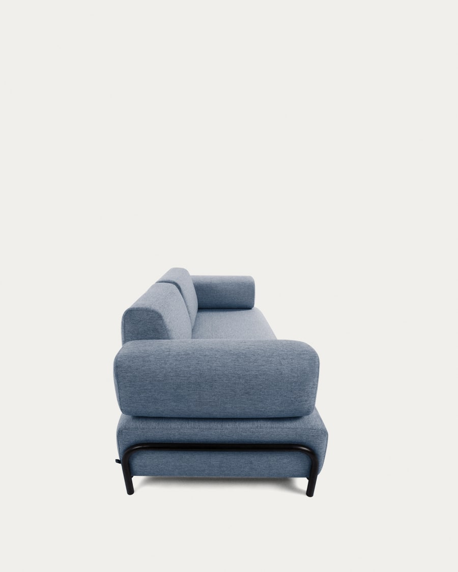 Compo 3 seater sofa in blue, 232 cm