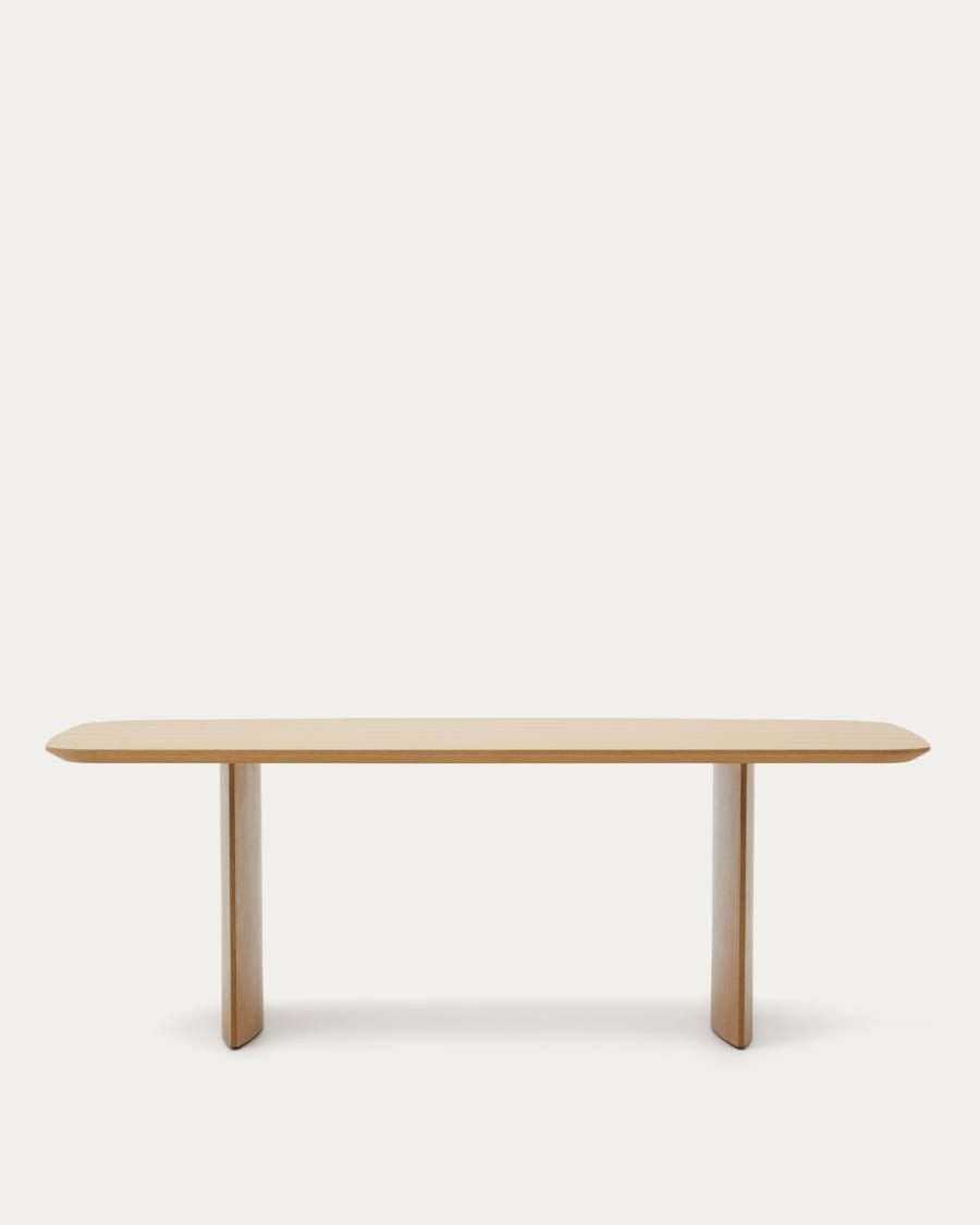 Litto table made from oak veneer, 240 x 100 cm