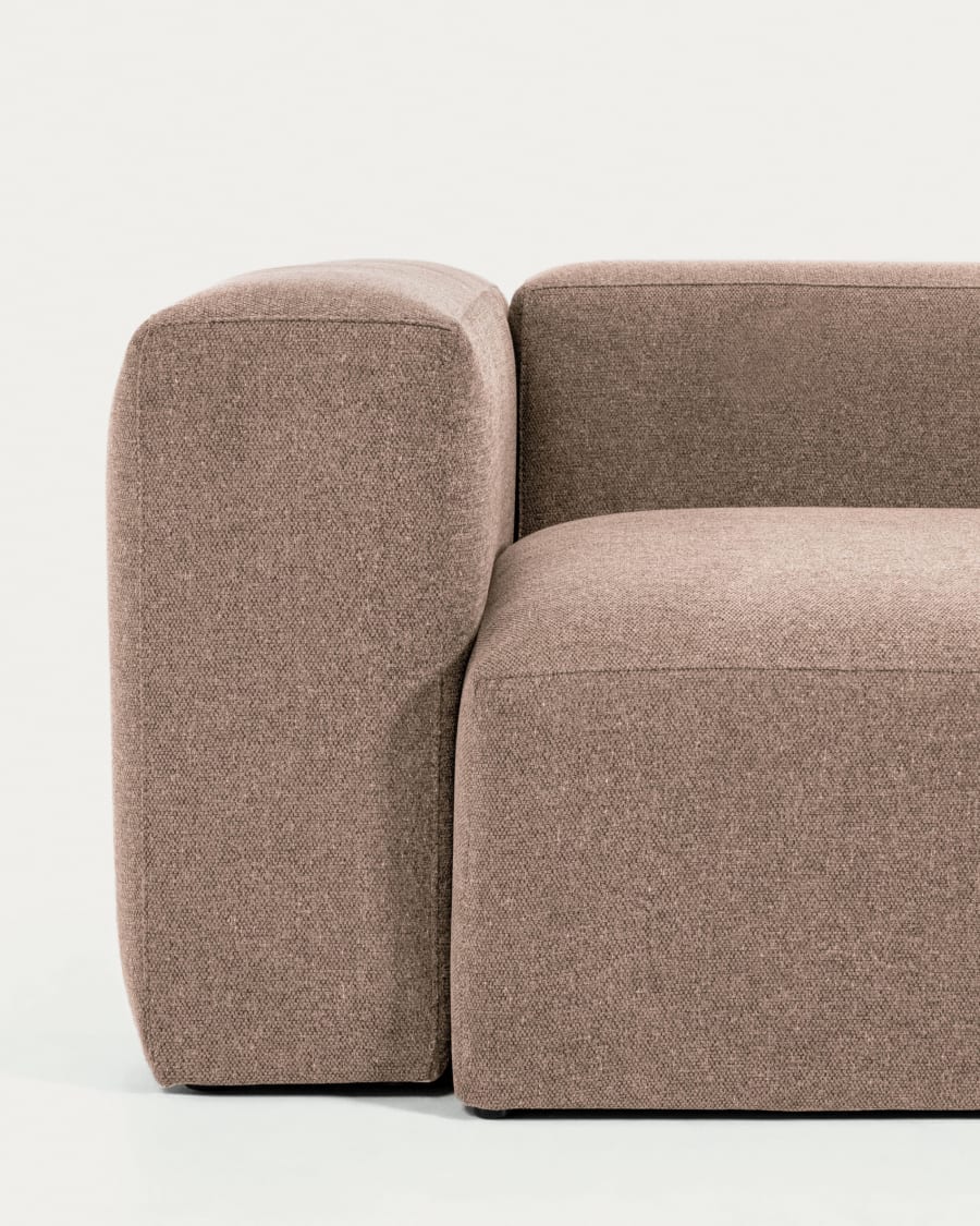 Blok 6-seater corner sofa in pink 320 x 320 cm