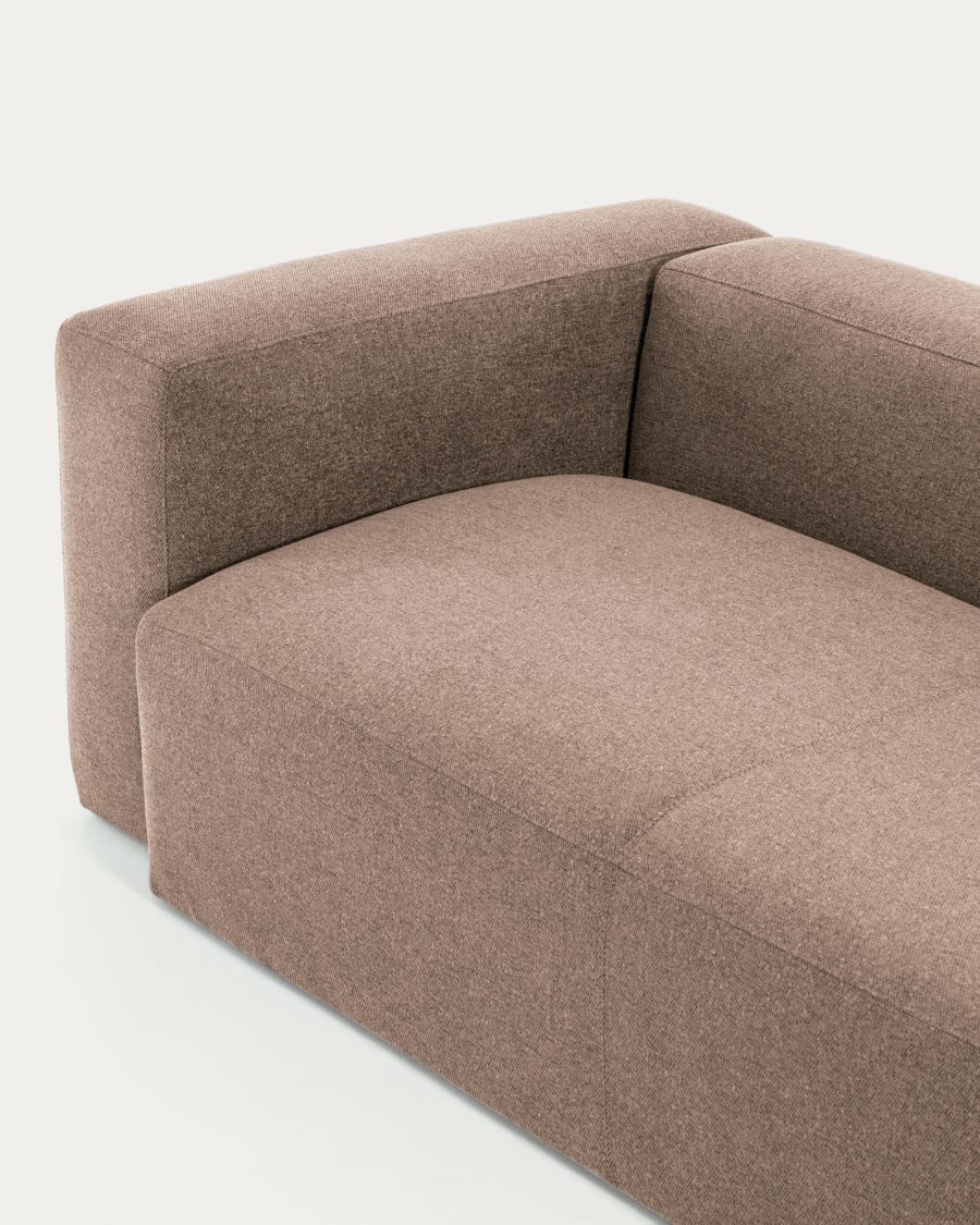 Blok 6-seater corner sofa in pink 320 x 320 cm