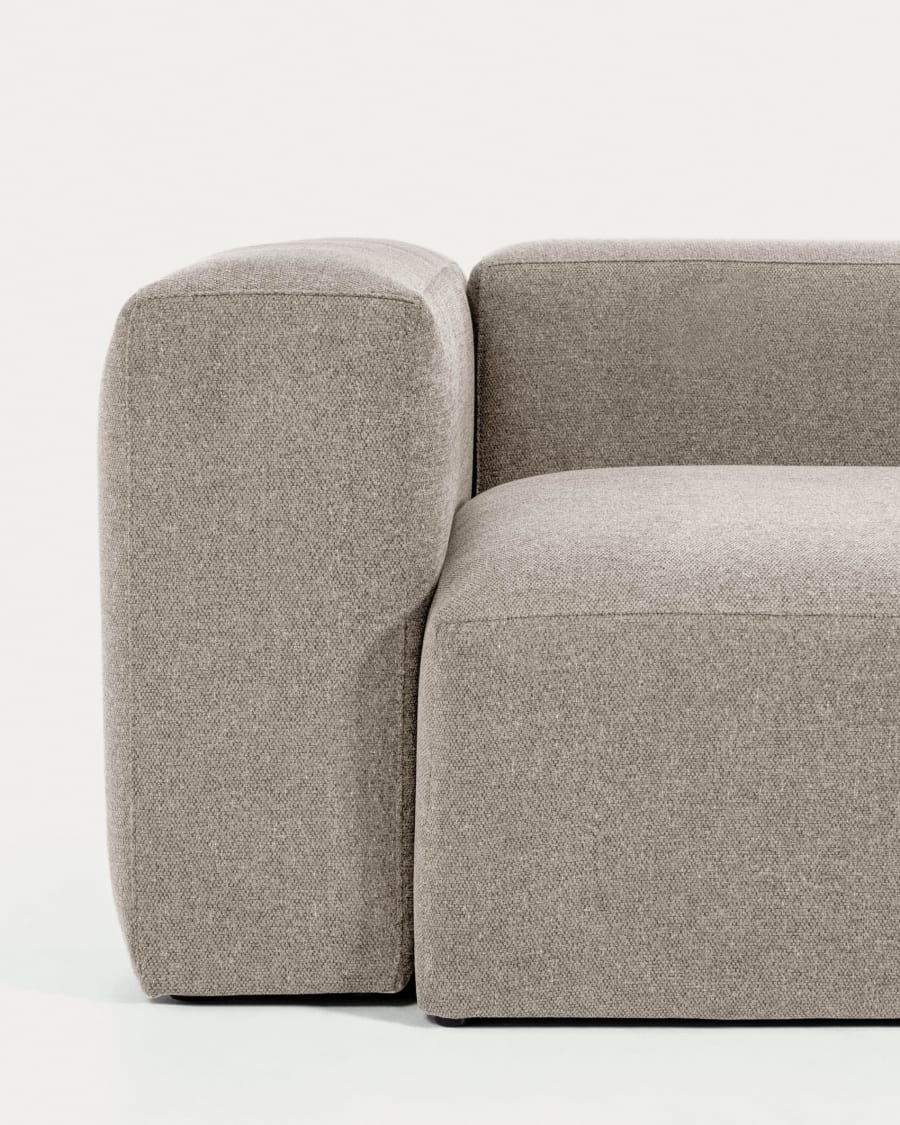 Blok 5 seater corner sofa in beige, 320 x 290 cm / 290 x 320 cm