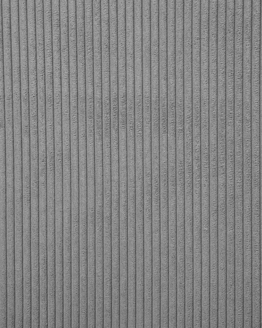Blok 3 seater sofa with left side chaise longue in grey wide seam corduroy, 300 cm