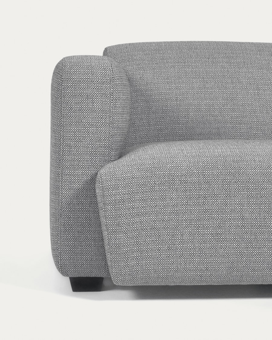 Legara 2 seater sofa in light grey, 160 cm