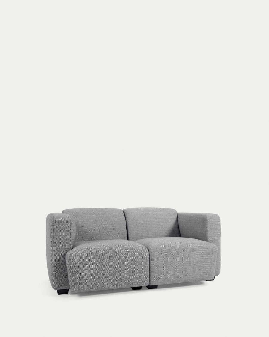 Legara 2 seater sofa in light grey, 160 cm