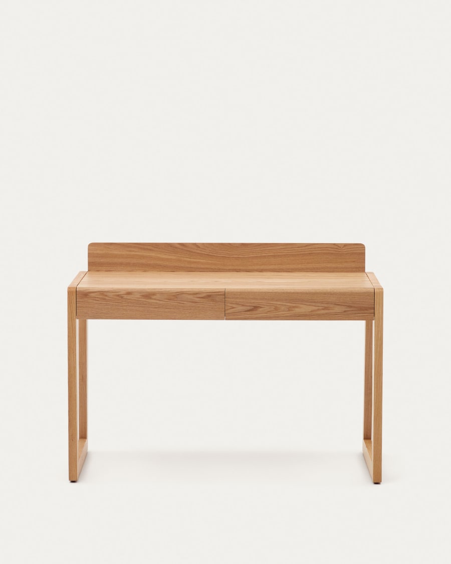 Arandu table in solid ash veneer and wood 120 x 60 cm