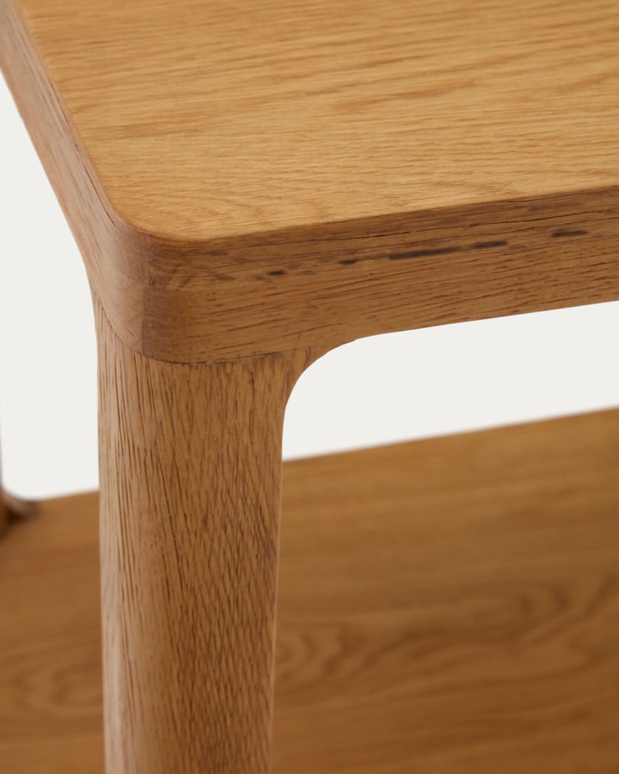Maymai oak wood side table 50 x 50 cm