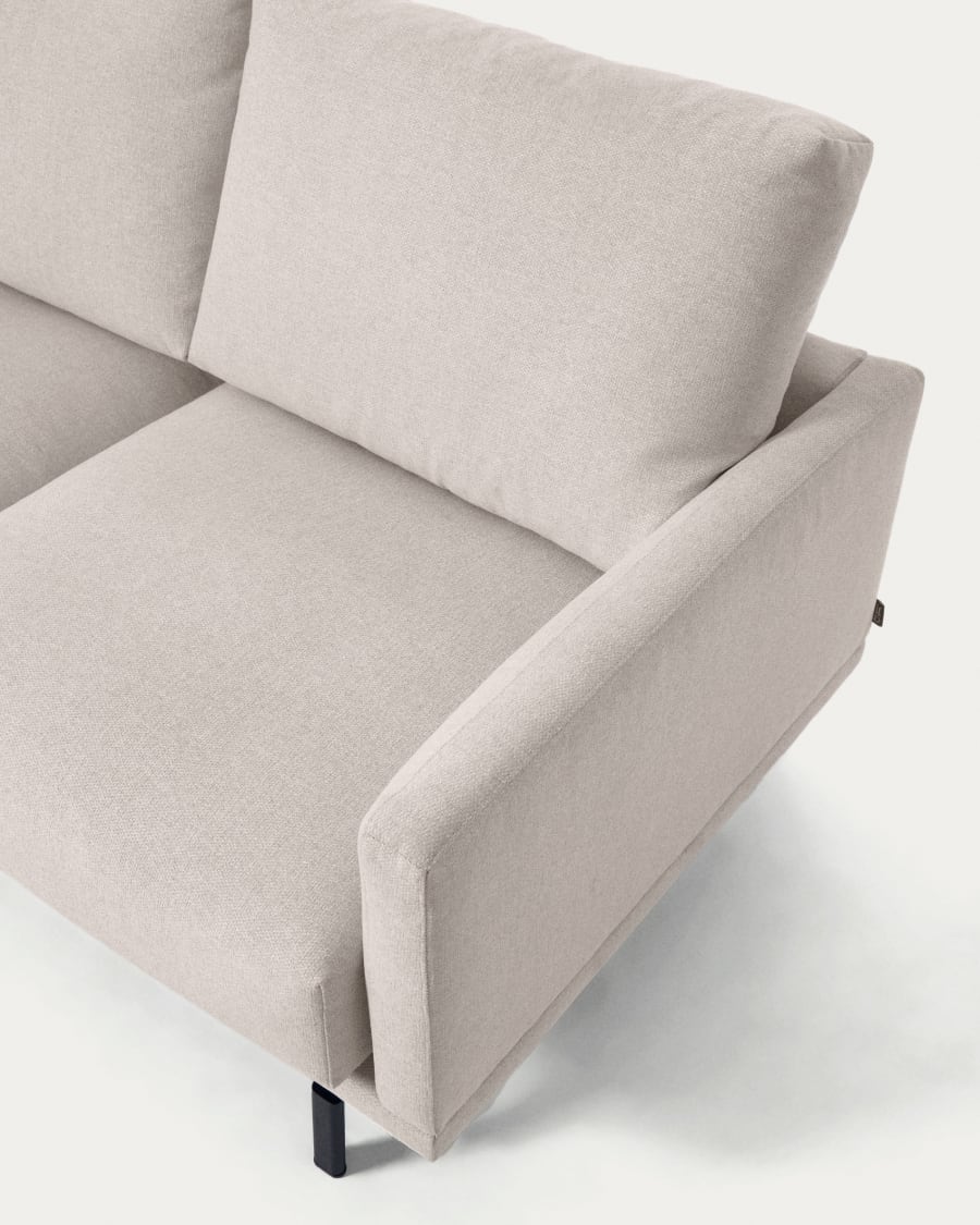 Galene 3 seater sofa with left-hand chaise longue in beige, 194 cm FSC Mix Credit