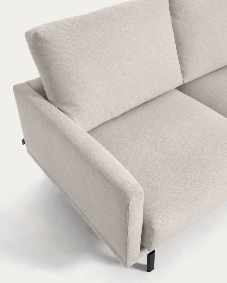 Galene 3 seater sofa with right-hand chaise longue in beige, 214 cm FSC Mix Credit