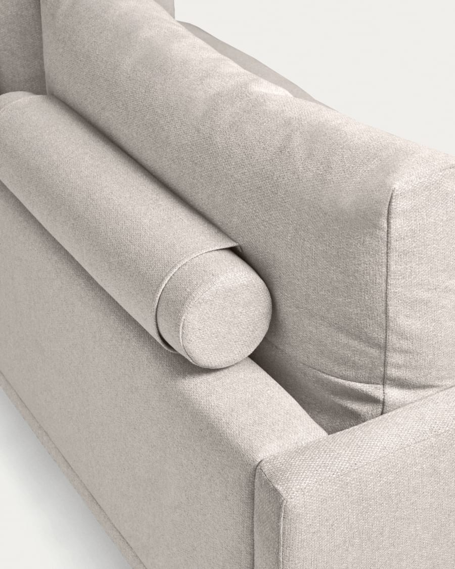 Galene 4 seater sofa in beige, 334 cm FSC Mix Credit