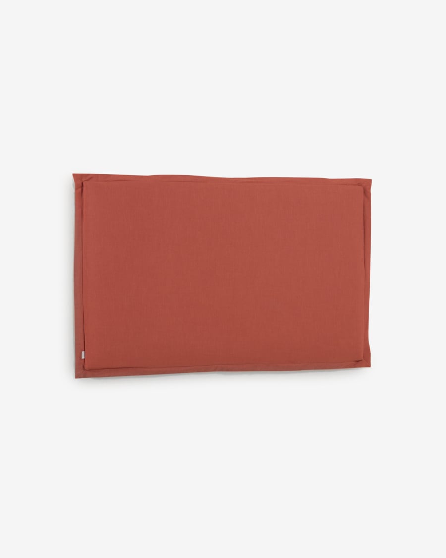 Tanit headboard with maroon linen removable cover, for 180 cm beds