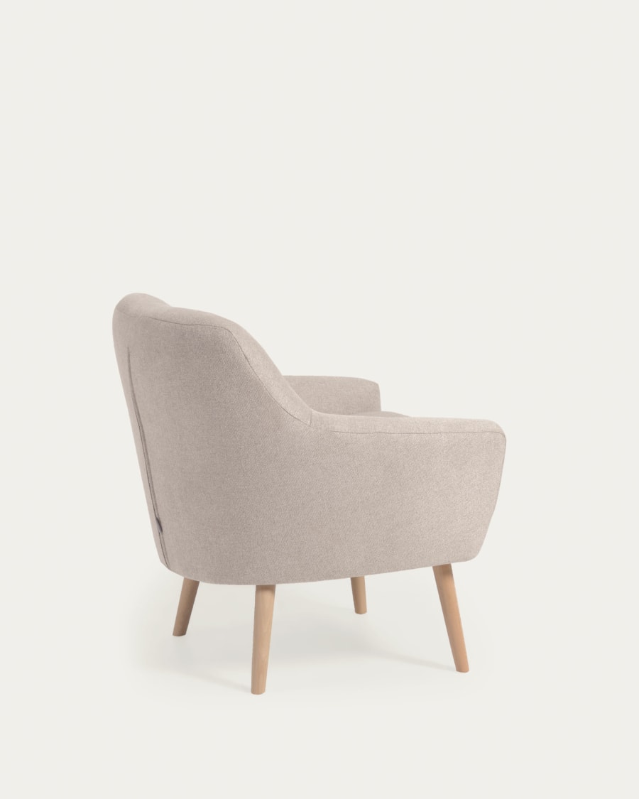 Candela armchair in beige FSC Mix Credit