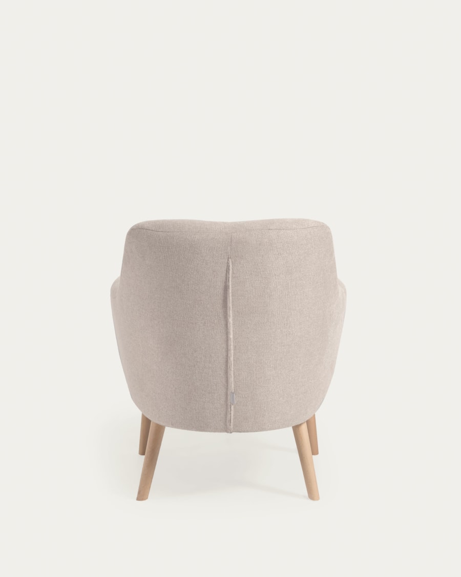 Candela armchair in beige FSC Mix Credit
