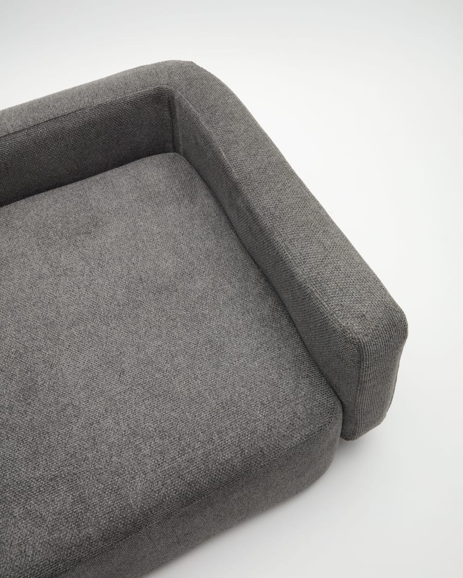 Bowie large bed for pets in dark grey 73 x 98 cm