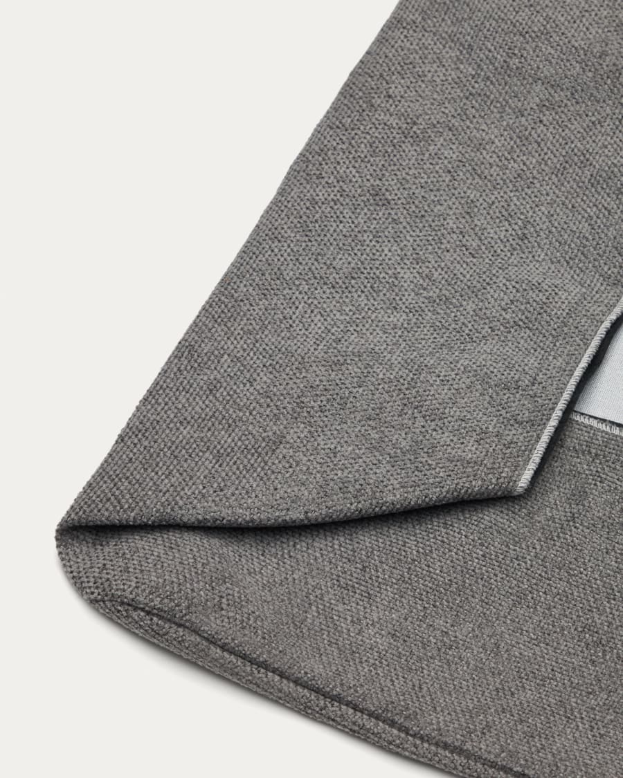 Bowie cover for large bed for pets in dark grey 73 x 98 cm