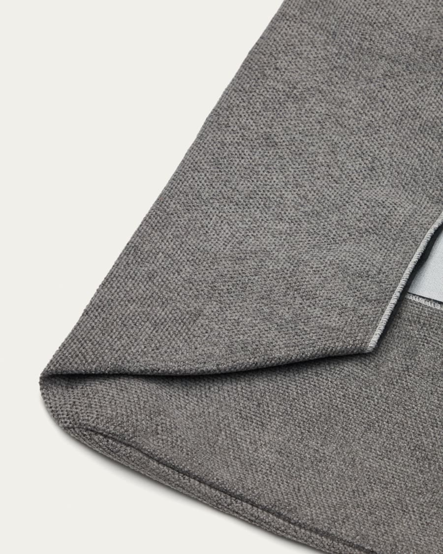 Bowie cover for small bed for pets in dark grey, 63 x 80 cm