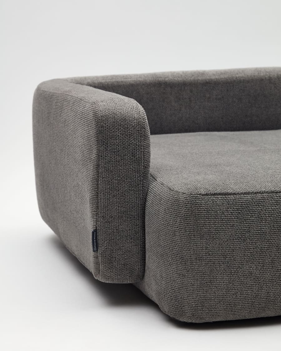 Bowie cover for small bed for pets in dark grey, 63 x 80 cm