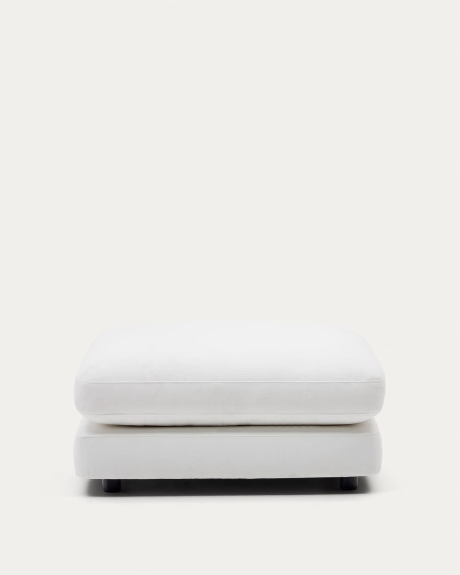 Gala white footrest 90 x 90 cm