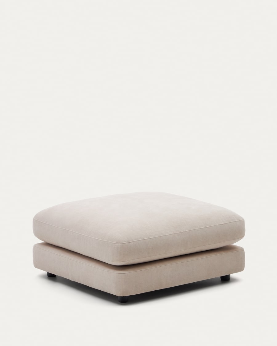 Gala beige footrest 90 x 90 cm
