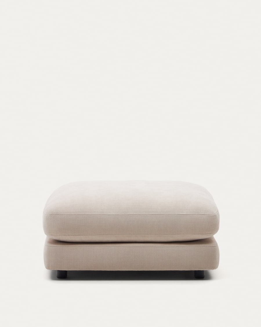 Gala beige footrest 90 x 90 cm