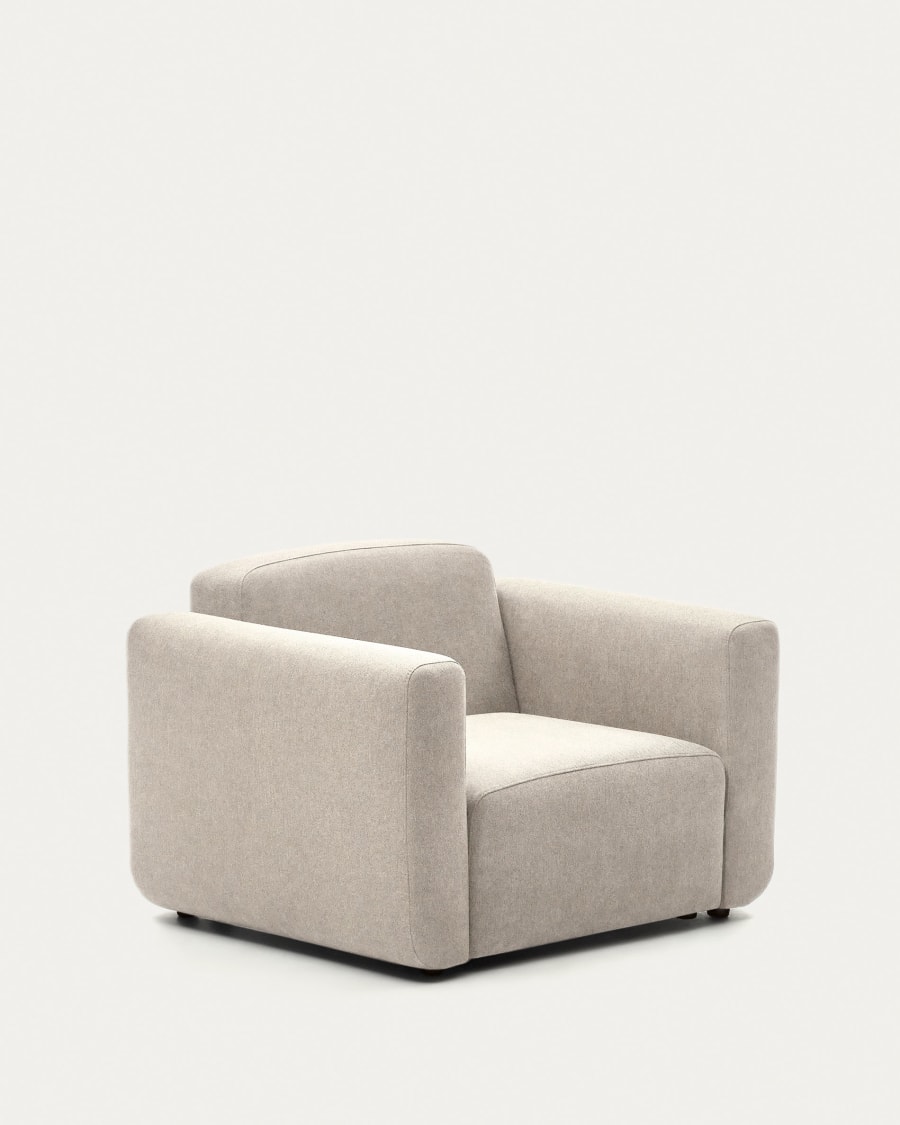 Neom modular armchair in beige FSC Mix Credit