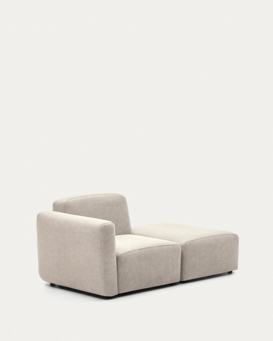 Neom 1 seater modular sofa with back module in beige, 169 cm FSC Mix Credit
