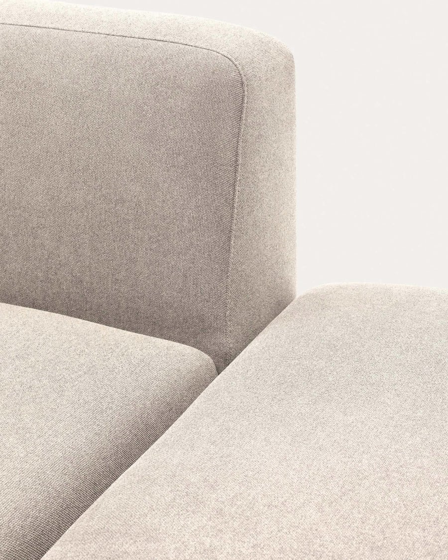 Neom 2 seater modular sofa with back module in beige, 244 cm FSC Mix Credit