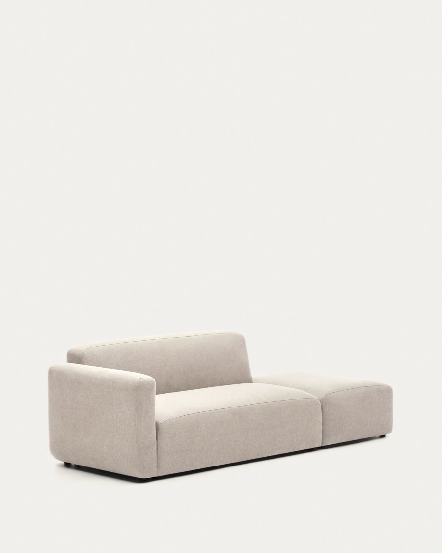 Beige modular shop sofa