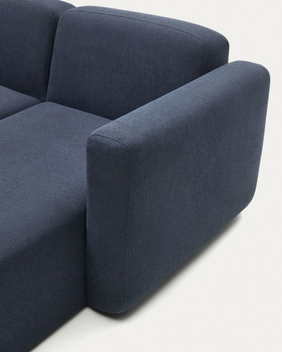 Neom 3 seater modular sofa, right/left chaise longue in blue, 263 cm FSC Mix Credit