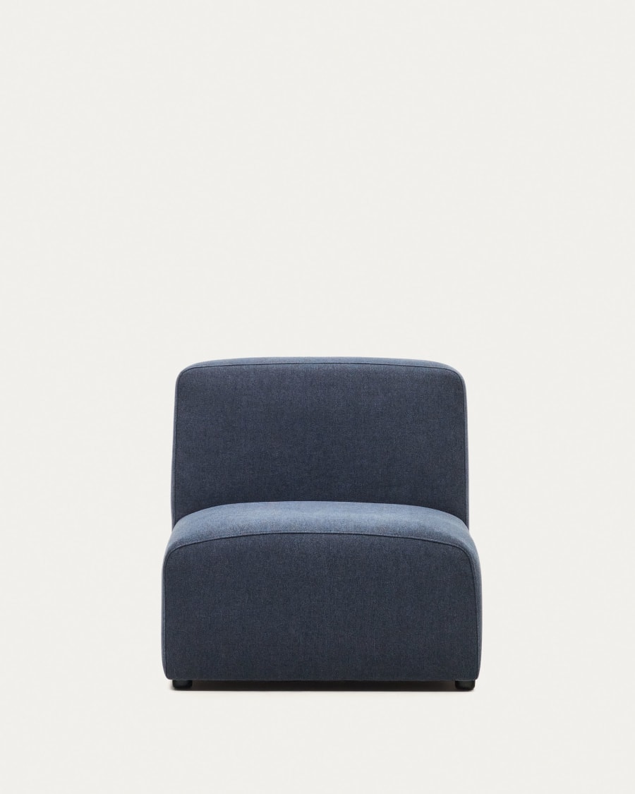 Neom seat module in blue, 75 cm FSC Mix Credit